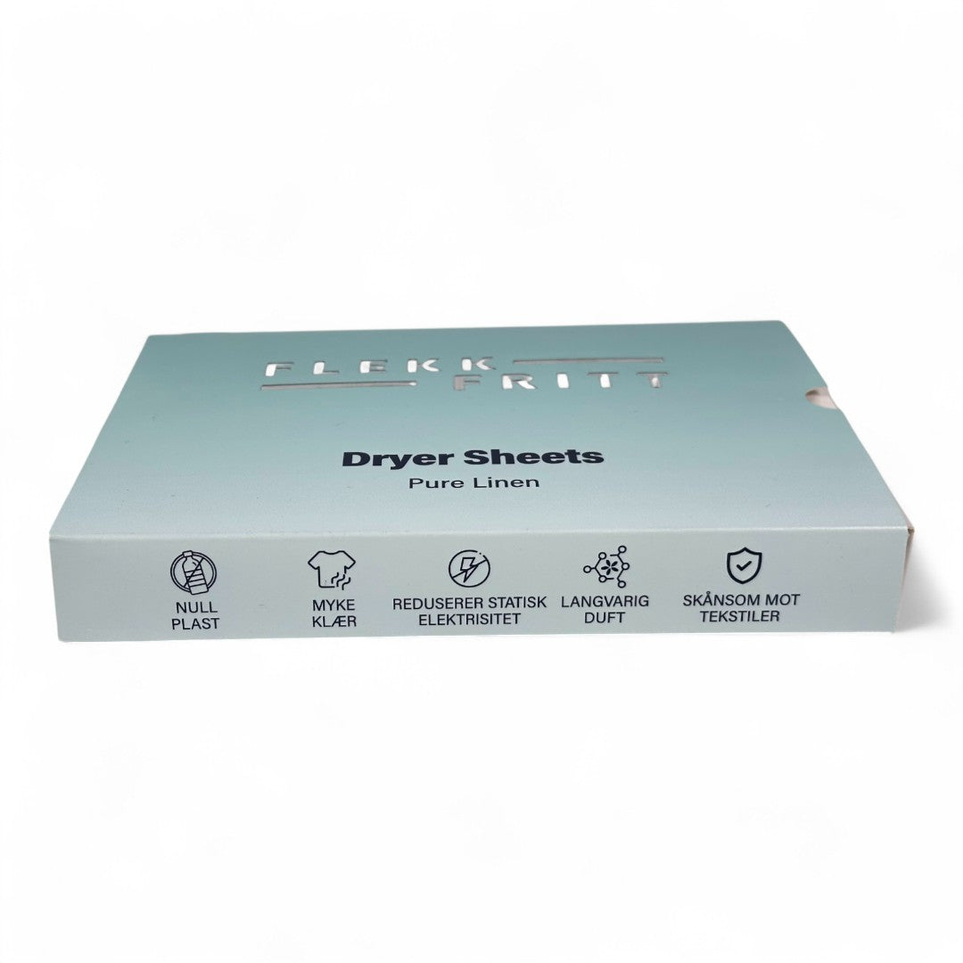 Flekkfritt Dryer Sheets Pure Linen 40stk