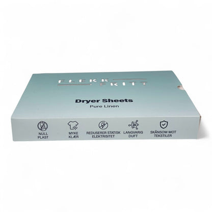 Flekkfritt Dryer Sheets Pure Linen 40stk