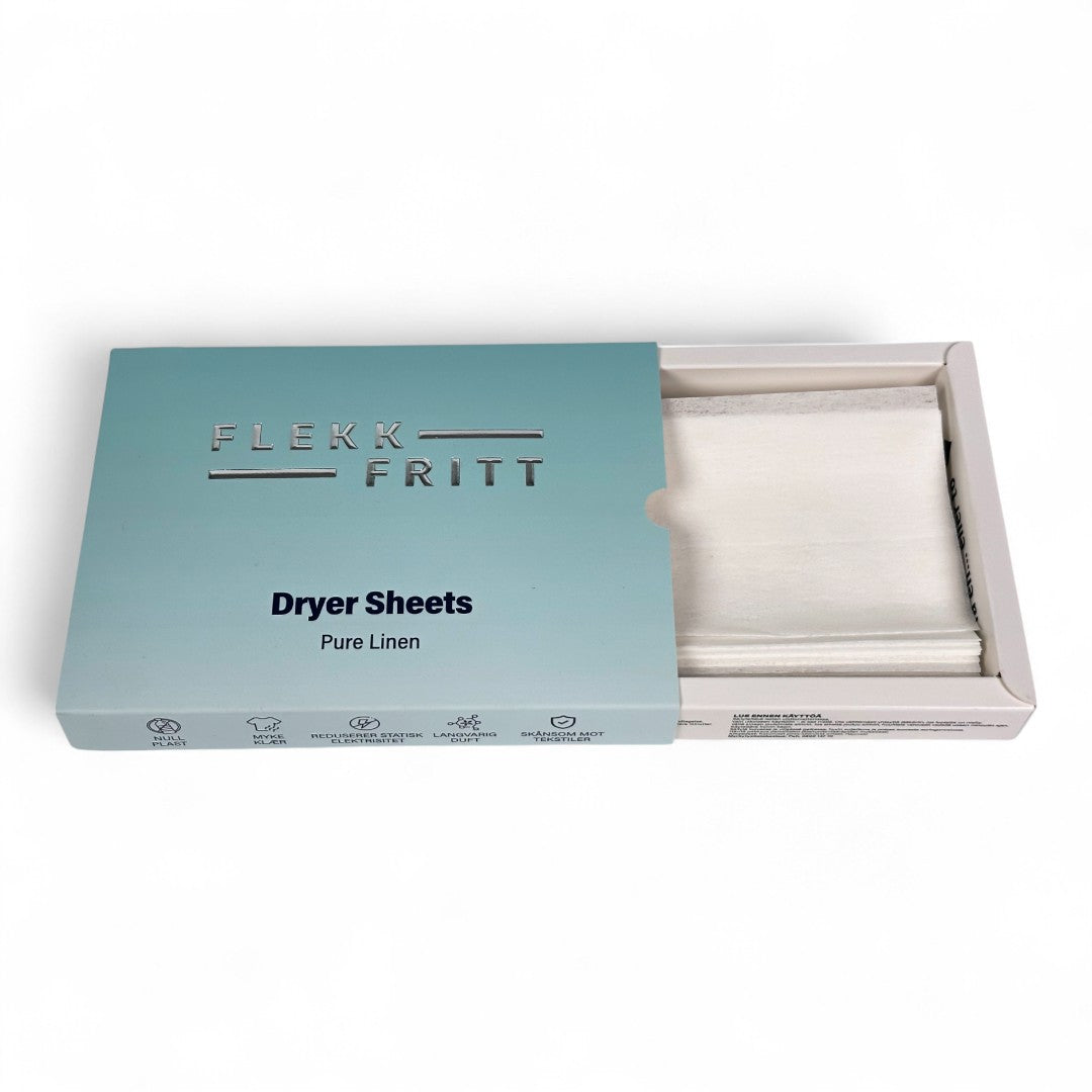 Flekkfritt Dryer Sheets Pure Linen 40stk