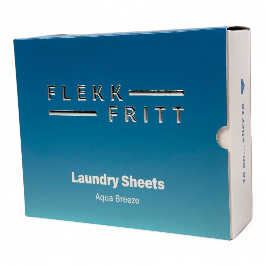 Flekkfritt Laundry Detergent Sheets Aqua Breeze 50ark <100vask
