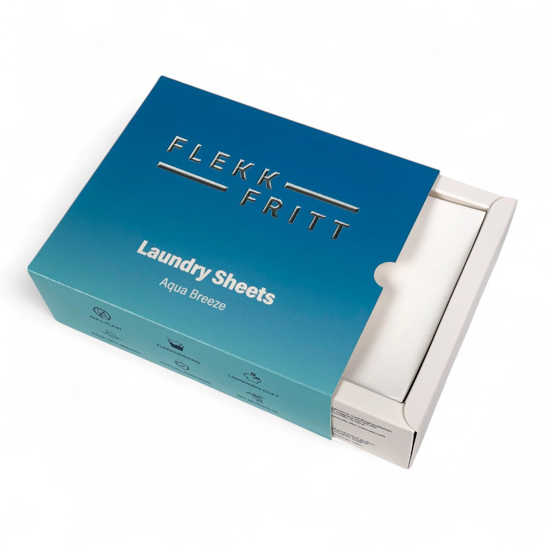 Flekkfritt Laundry Detergent Sheets Aqua Breeze 50ark <100vask
