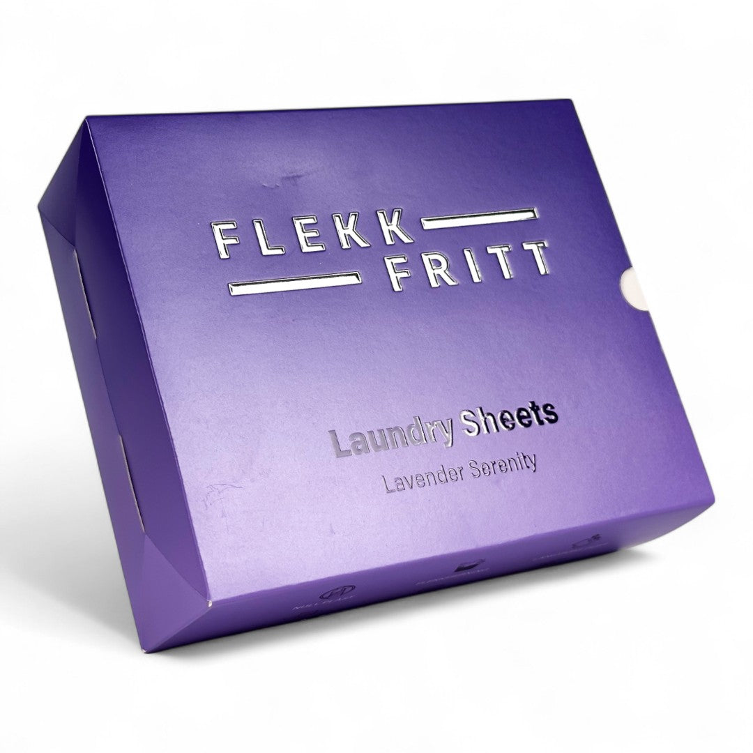 Flekkfritt Laundry Detergent Sheets Lavender Serenity 50ark <100vask