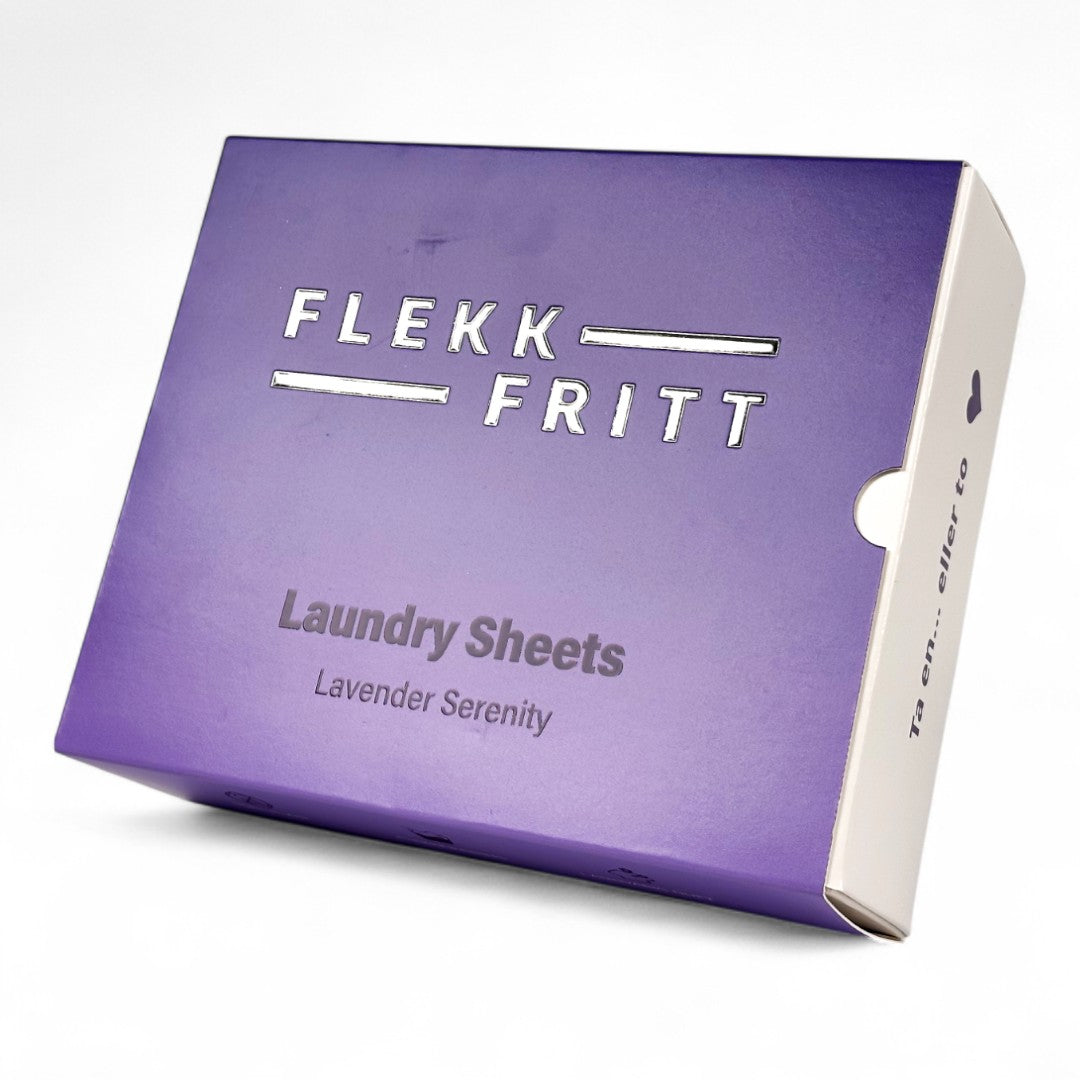 Flekkfritt Laundry Detergent Sheets Lavender Serenity 50ark <100vask