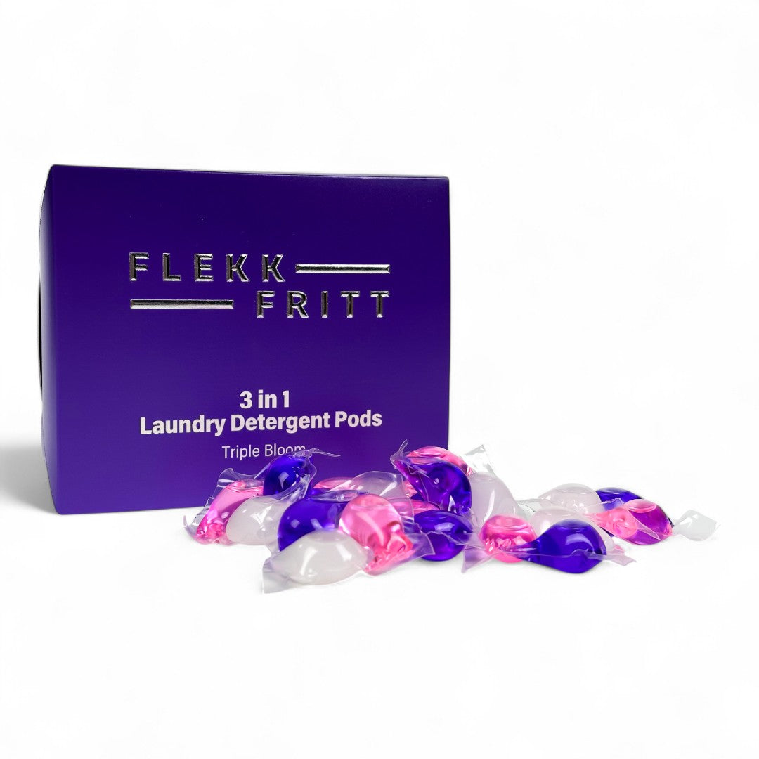Flekkfritt 3 in 1 Laundry Detergent Pods Triple Bloom 50stk