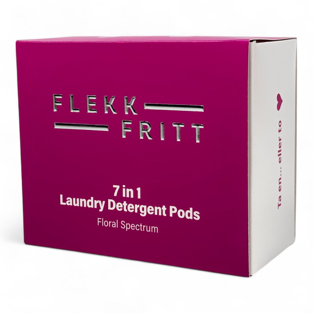Flekkfritt 7 in 1 Laundry Detergent Pods Floral Spectrum 50stk