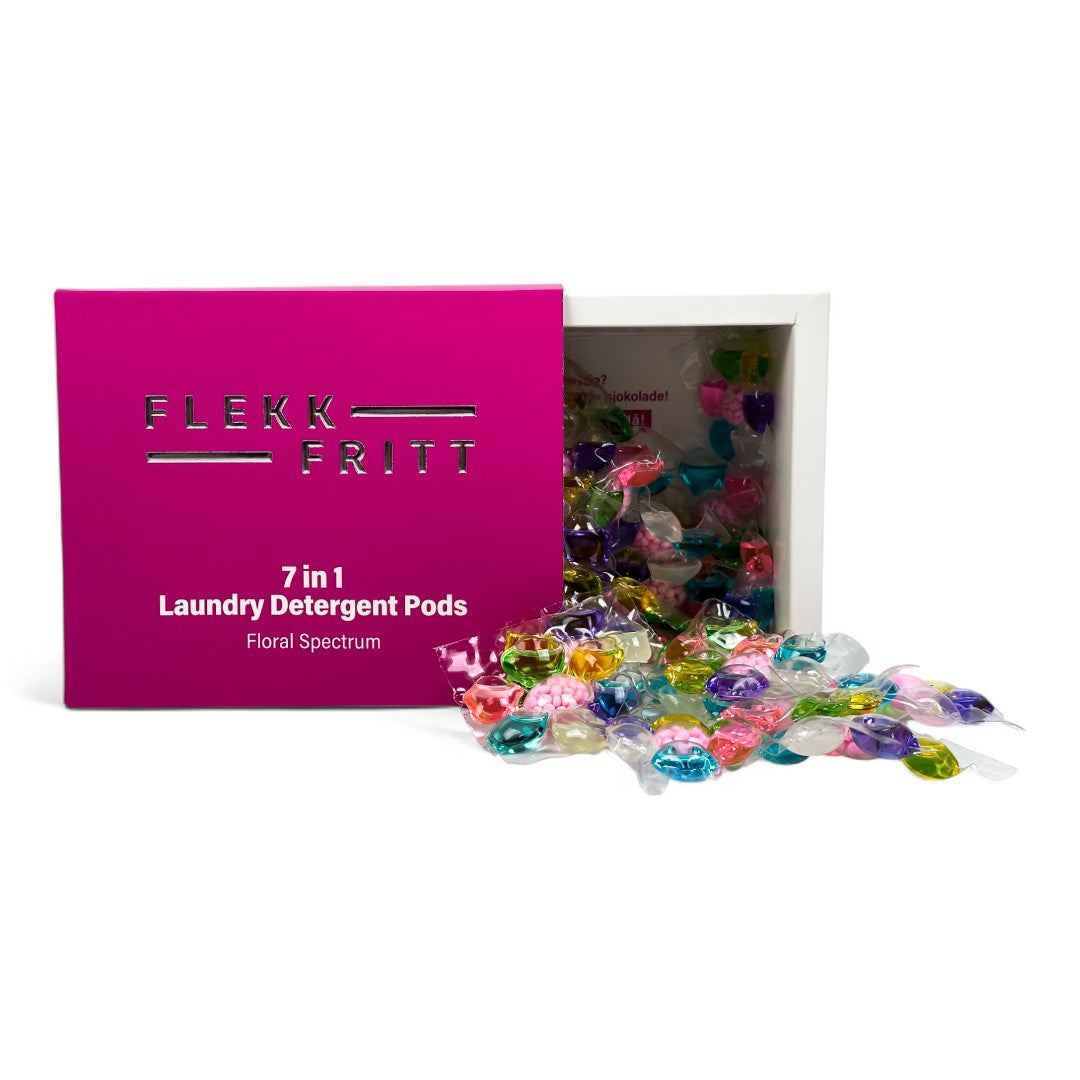 Flekkfritt 7 in 1 Laundry Detergent Pods Floral Spectrum 50stk