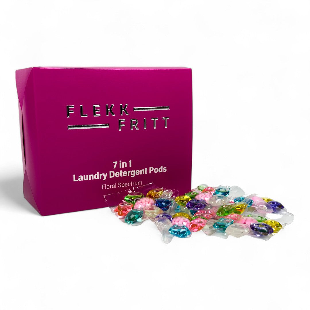Flekkfritt 7 in 1 Laundry Detergent Pods Floral Spectrum 50stk