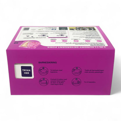 Flekkfritt 3 in 1 Laundry Detergent Pods Bloom Duo 50stk
