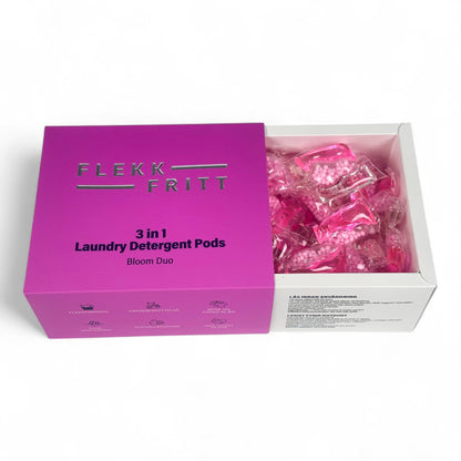 Flekkfritt 3 in 1 Laundry Detergent Pods Bloom Duo 50stk