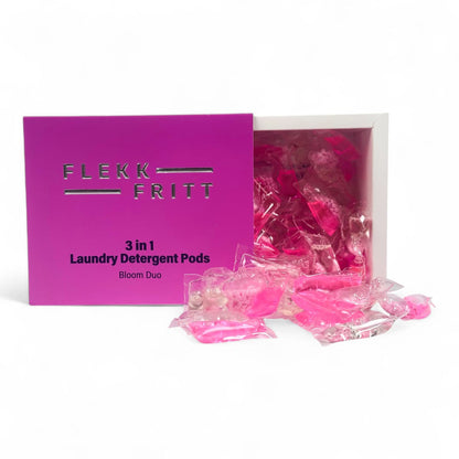 Flekkfritt 3 in 1 Laundry Detergent Pods Bloom Duo 50stk