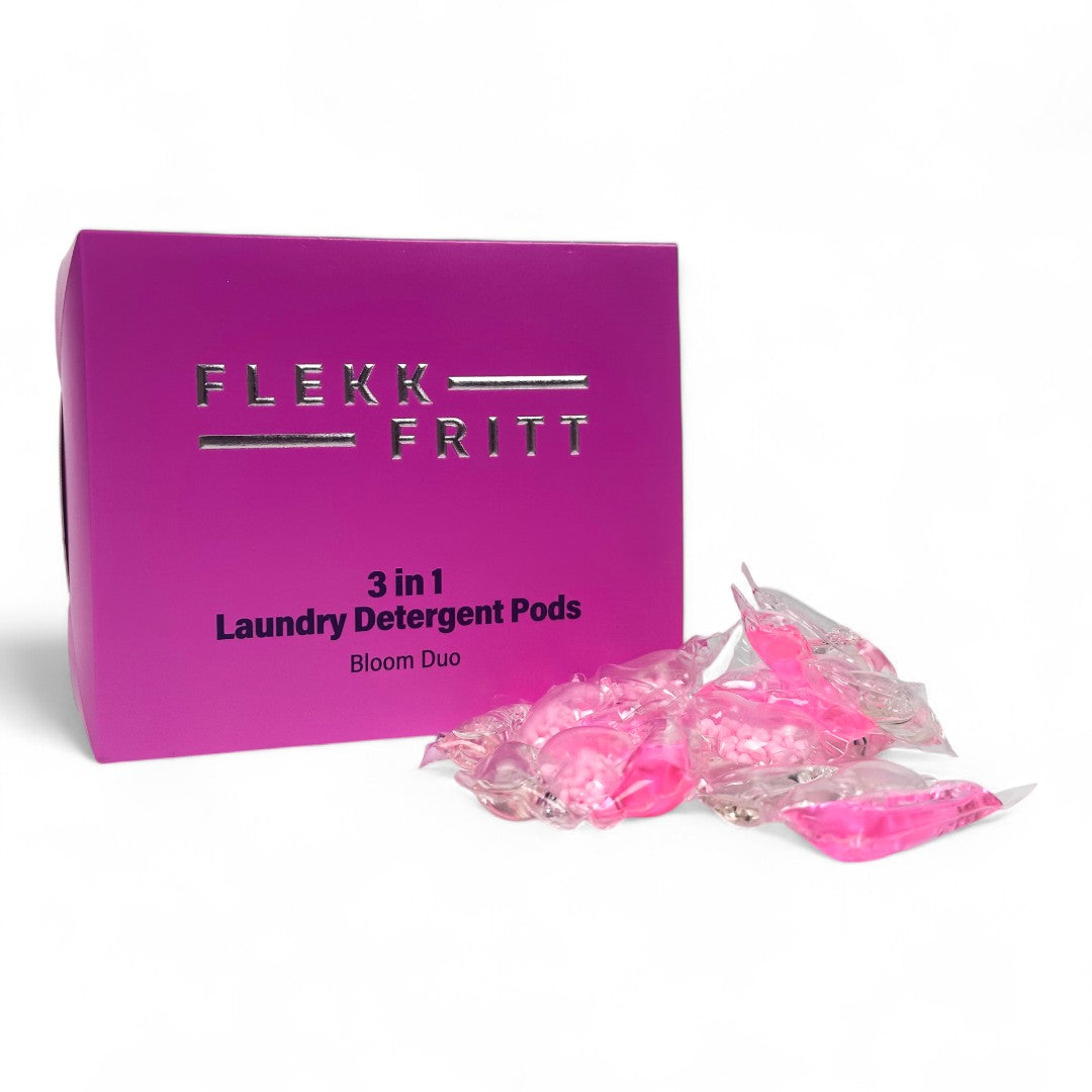 Flekkfritt 3 in 1 Laundry Detergent Pods Bloom Duo 50stk