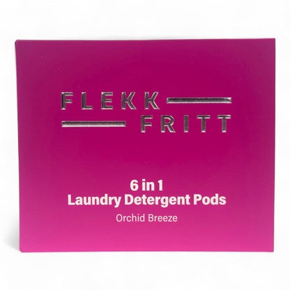 Flekkfritt 6 in 1 Laundry Detergent Pods Orchid Breeze 50stk