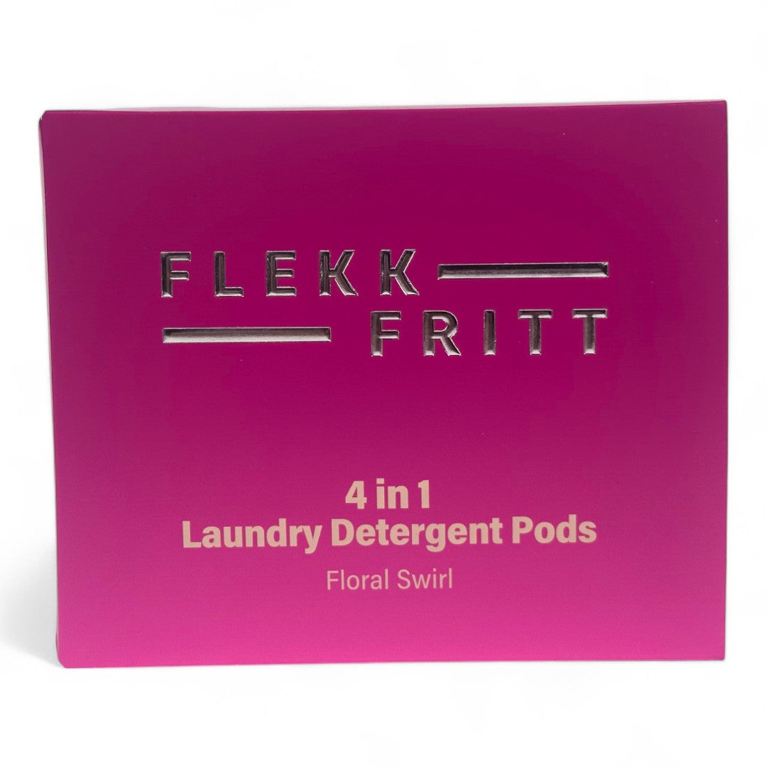 Flekkfritt 4 in 1 Laundry Detergent Pods Floral Swirl 50stk