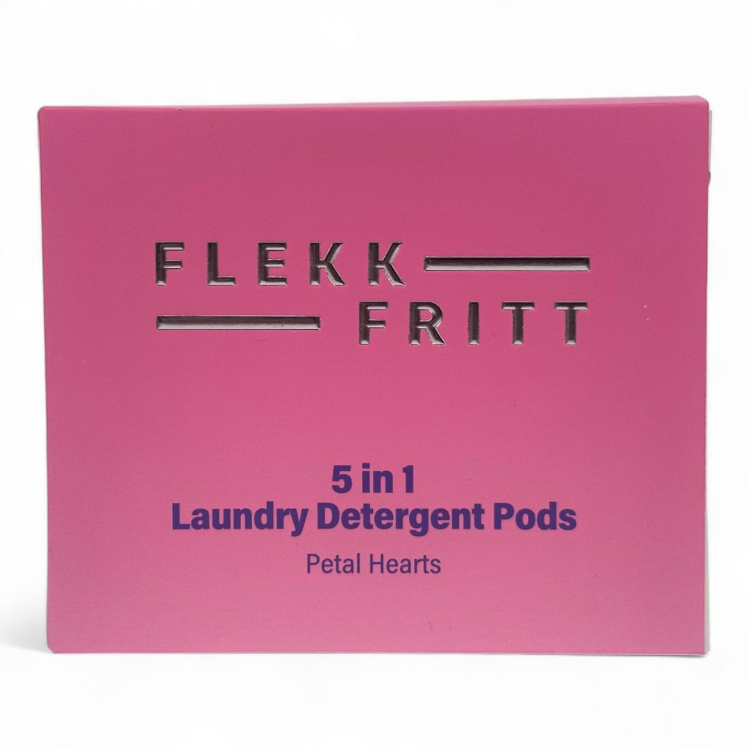 Flekkfritt 5 in 1 Laundry Detergent Pods Petal Hearts 50stk