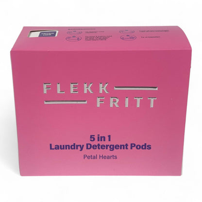 Flekkfritt 5 in 1 Laundry Detergent Pods Petal Hearts 50stk