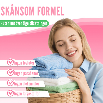 Flekkfritt Laundry Detergent Sheets Blossom Kiss 50ark <100vask