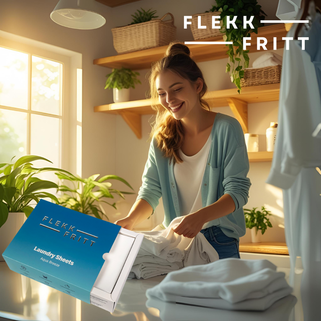 Flekkfritt Laundry Detergent Sheets Aqua Breeze 50ark <100vask