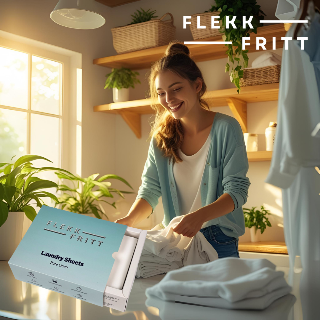 Flekkfritt Laundry Detergent Sheets Pure Linen 50ark <100vask