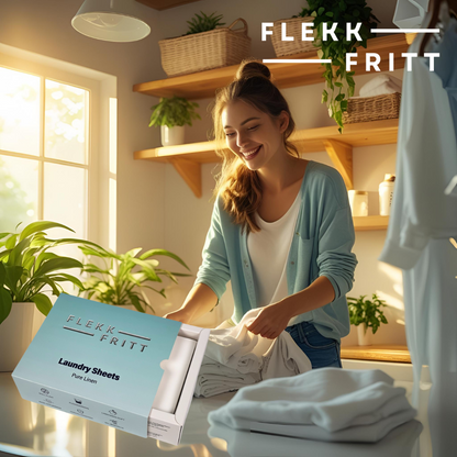 Flekkfritt Laundry Detergent Sheets Pure Linen 50ark <100vask