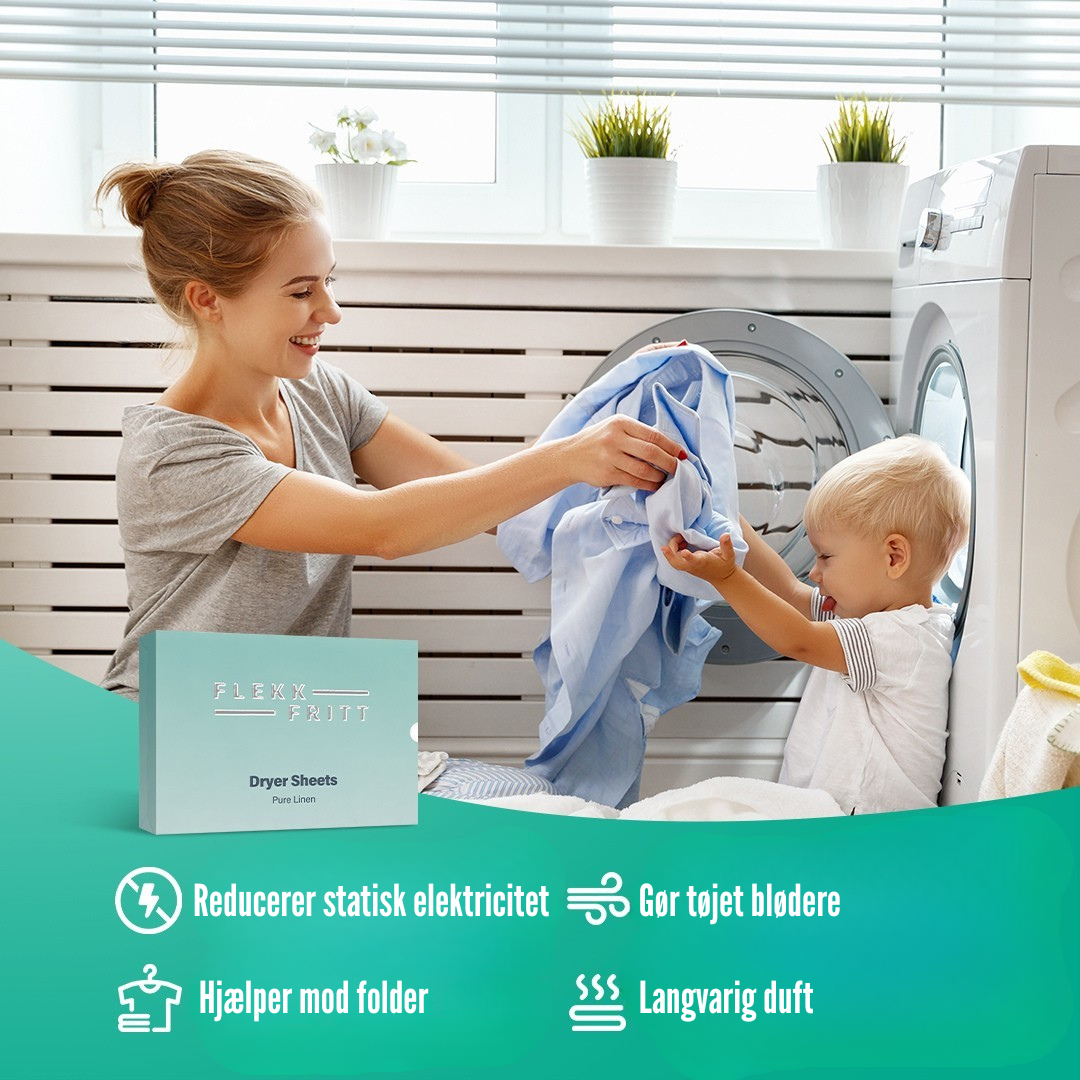 Enkel anvendelse – ét ark pr. tørrecyklus