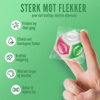 Flekkfritt 3 in 1 Laundry Detergent Pods Triflora 50stk