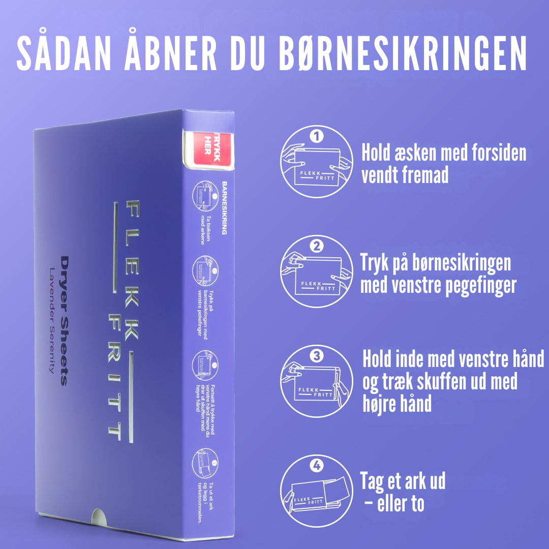 Arket fjerner statisk elektricitet i tøjet