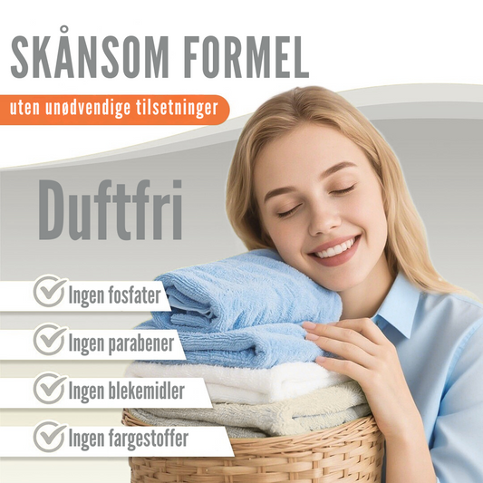 Flekkfritt Laundry Detergent Sheets Sensitive Care 50ark <100vask
