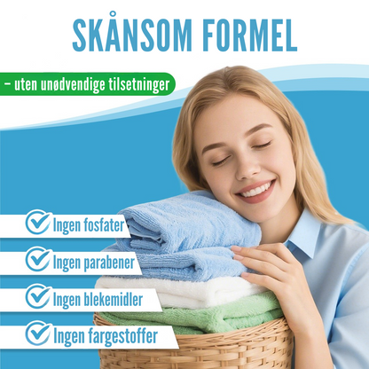 Flekkfritt Laundry Detergent Sheets Aqua Breeze 50ark <100vask
