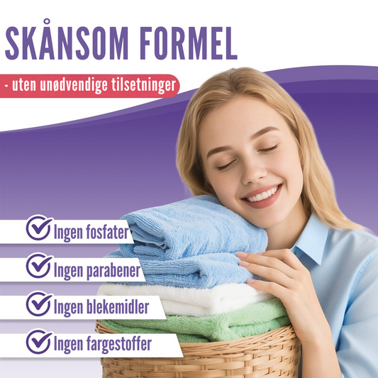 Flekkfritt Laundry Detergent Sheets Lavender Serenity 50ark <100vask