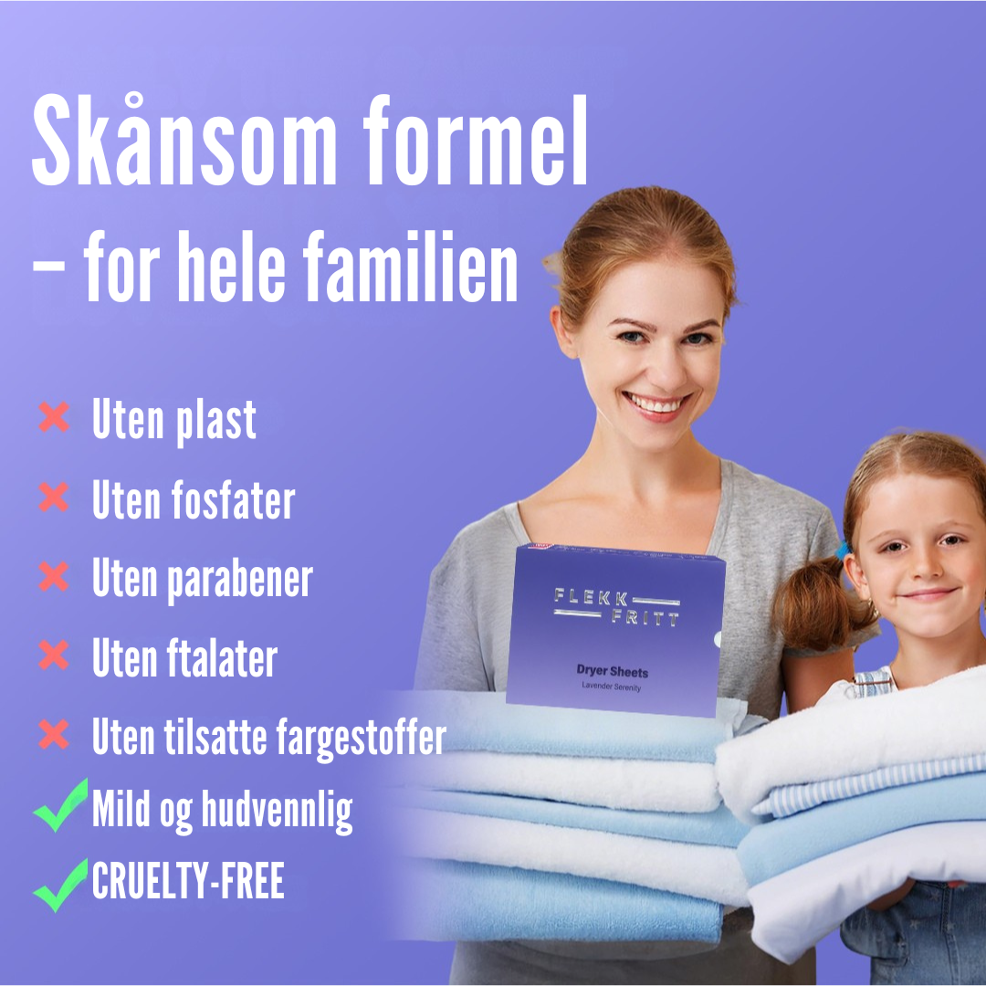 Flekkfritt Dryer Sheets Lavender Serenity 40stk