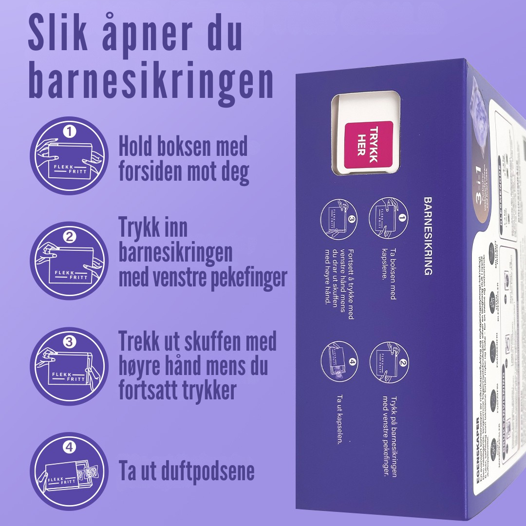 Flekkfritt Scent Booster Pods Lavender Serenity 50stk