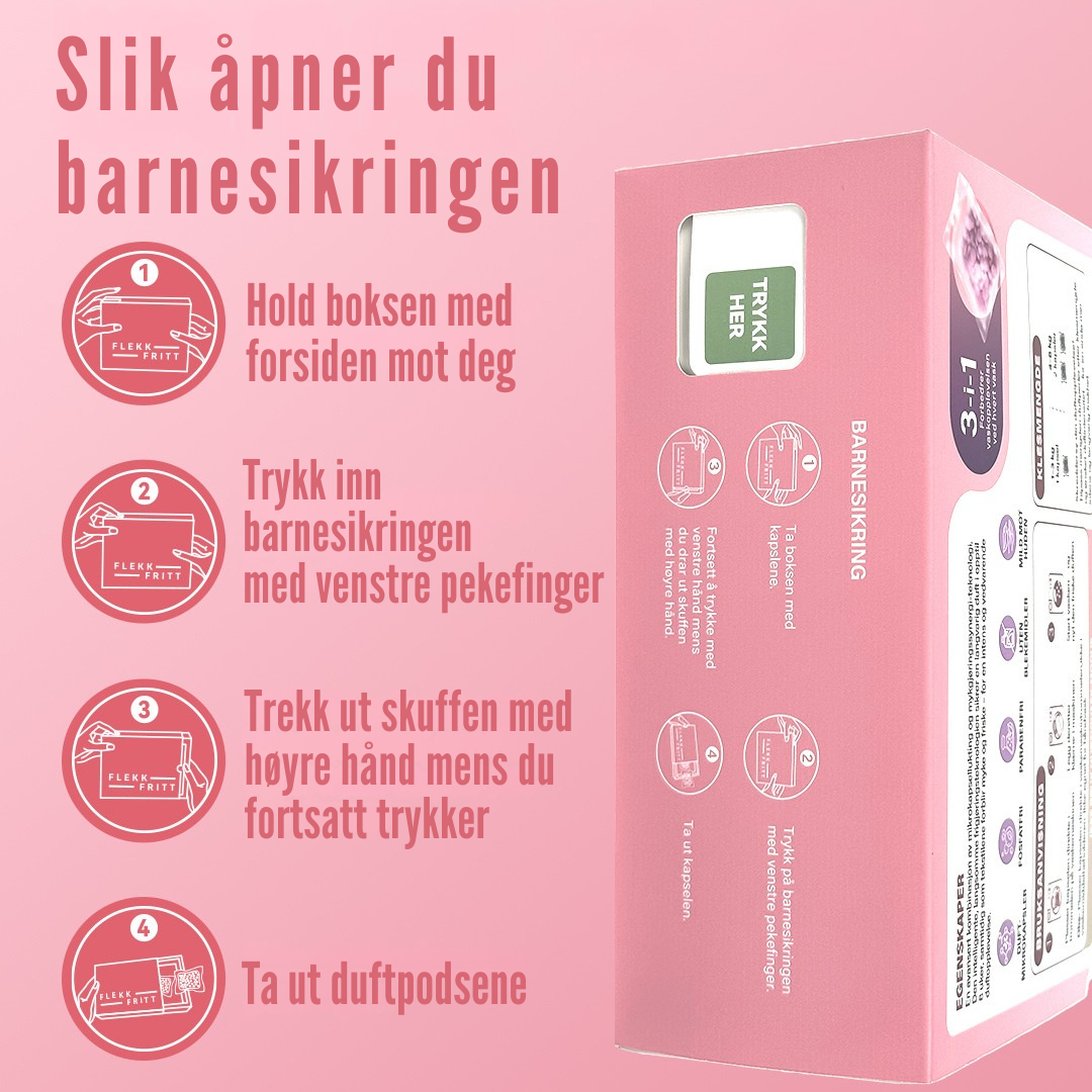 Flekkfritt Scent Booster Pods Blossom Kiss 50stk