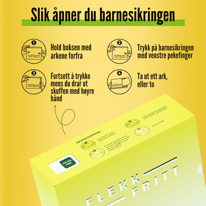 Flekkfritt Dishwasher Sheets Citrus Spark 50stk