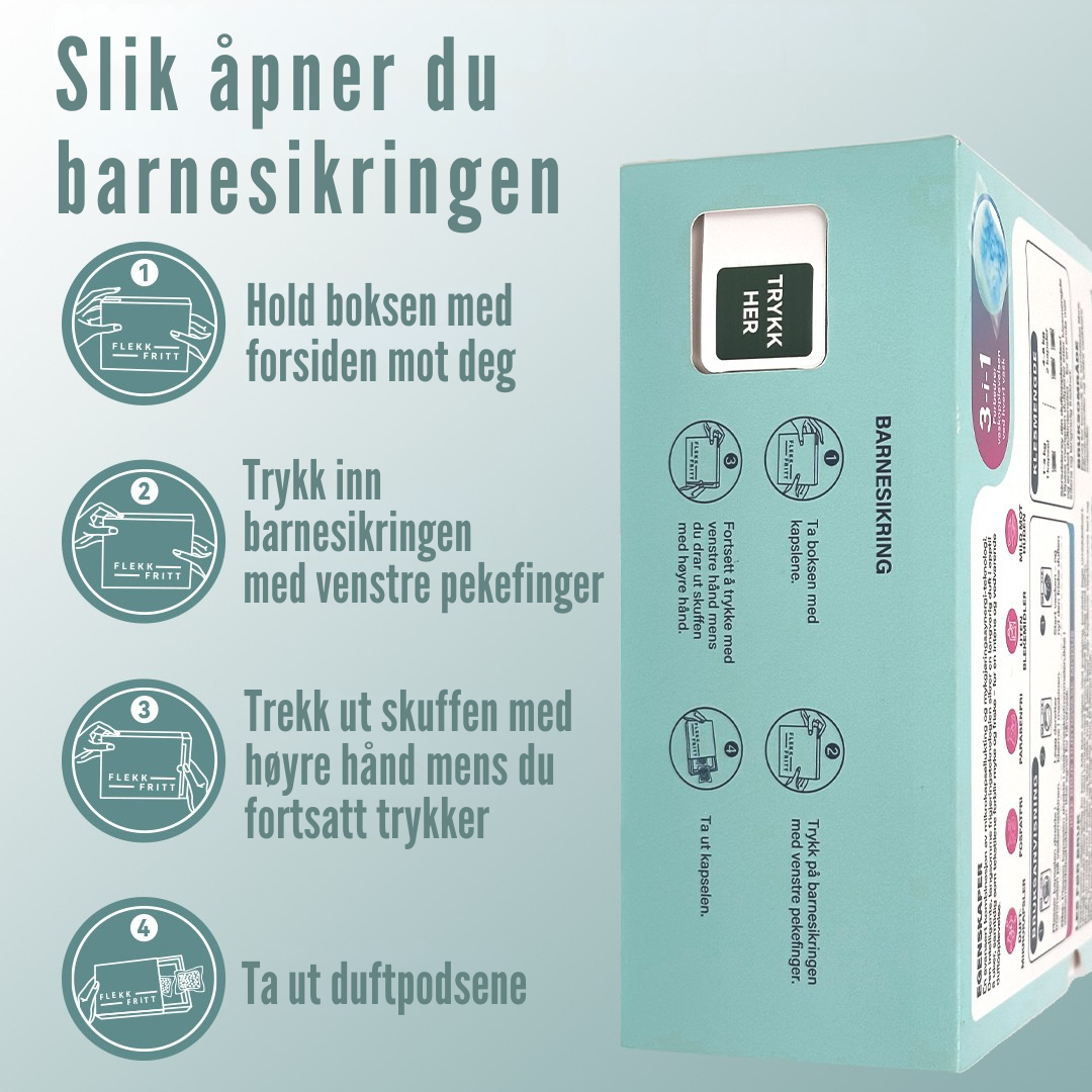 Flekkfritt Scent Booster Pods Pure Linen 50stk