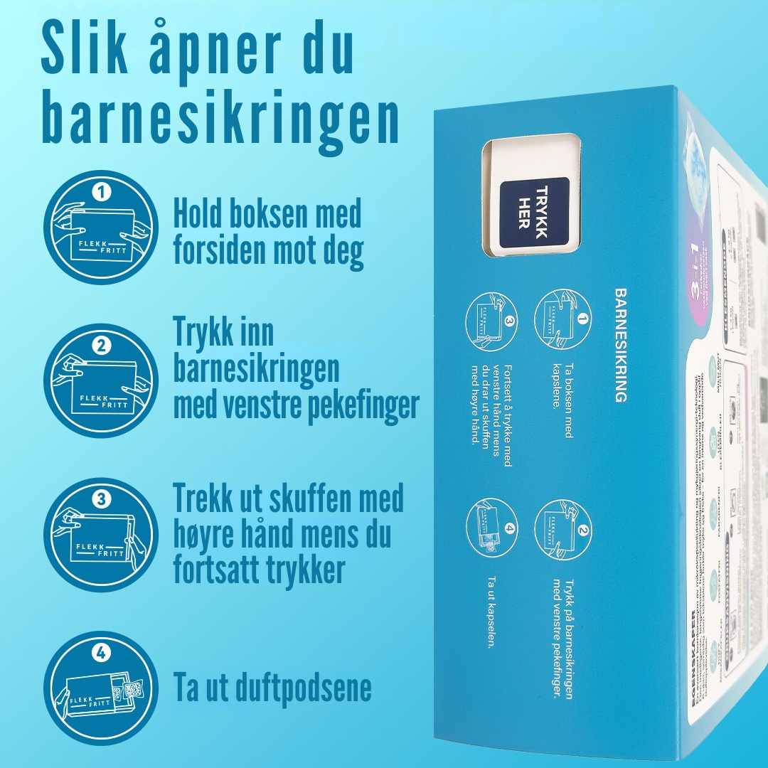 Flekkfritt Scent Booster Pods Aqua Breeze 50stk