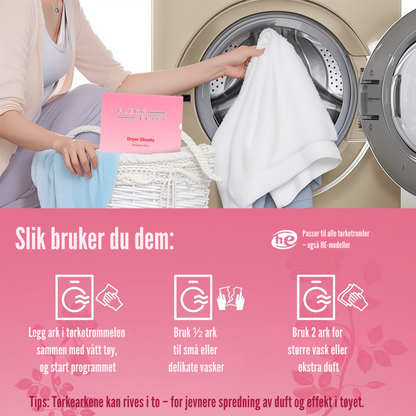 Flekkfritt Dryer Sheets Blossom Kiss 40stk