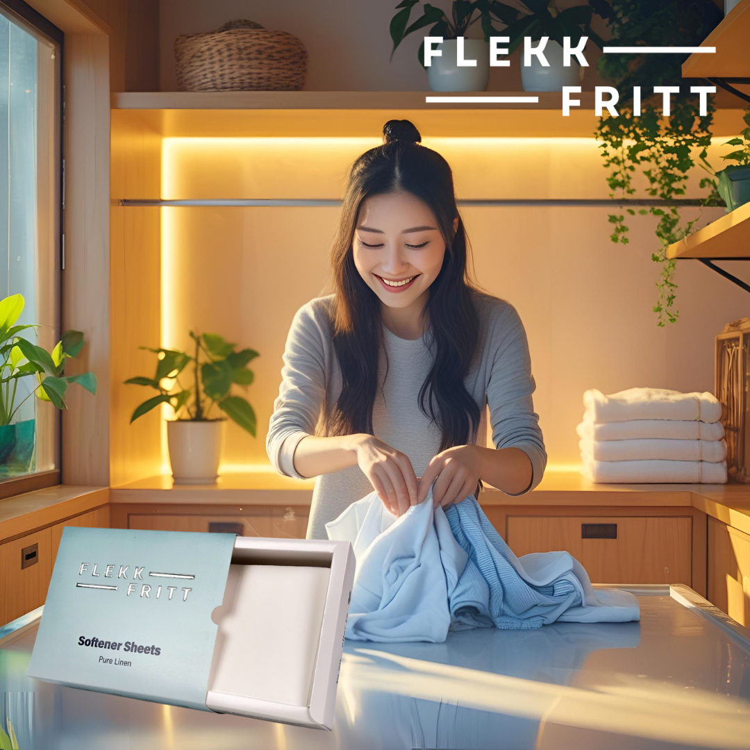 Flekkfritt Fabric Softener Sheets Pure Linen 50stk <100 vask