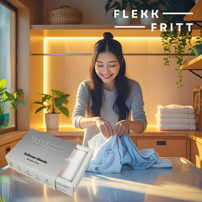 Flekkfritt Fabric Softener Sheets Sensitive Care 50stk <100 vask