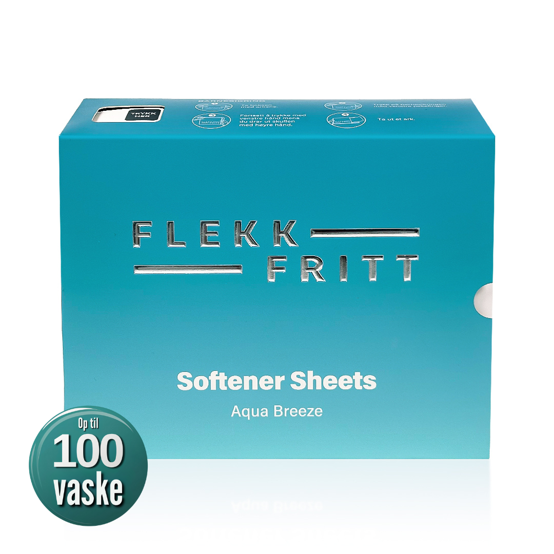 Flekkfritt skyllemiddelark Aqua Breeze pakke