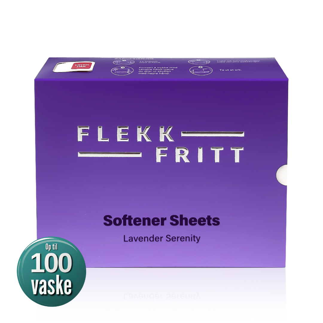 Flekkfritt skyllemiddelark Lavender Serenity pakke