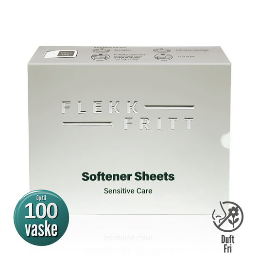 Flekkfritt Blødgøringsark - Sensitive Care 50stk - op til 100 vask